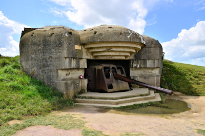 Normandy gun battery